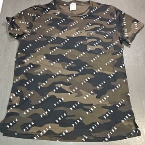 PINK Victoria's Secret Woman's Brown Camo Tee